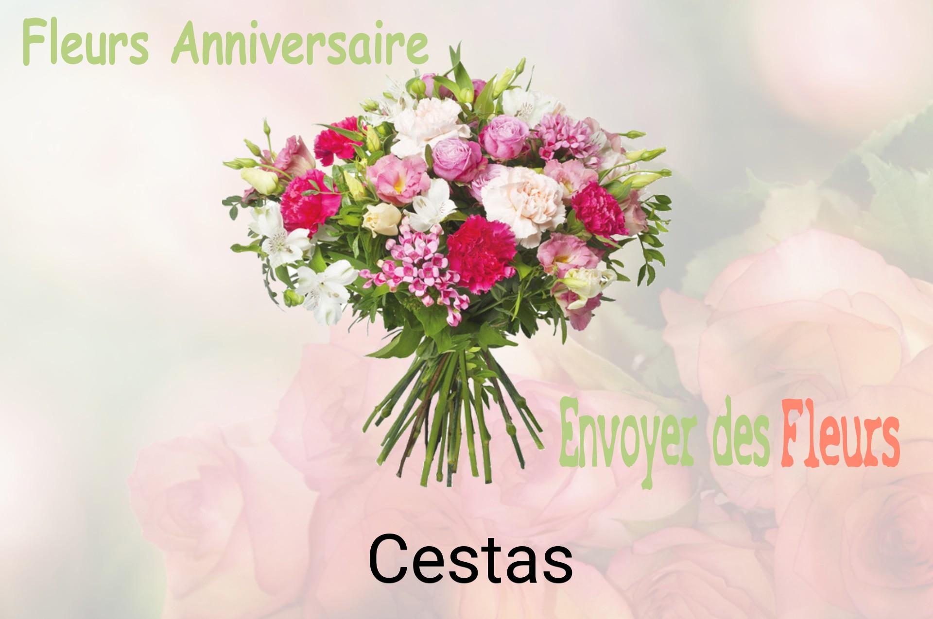 Bouquet de fleurs d’anniversaire livré à Cestas